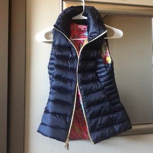 Navy XXS puffy Lilly vest